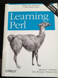 Picture of learning Perl book